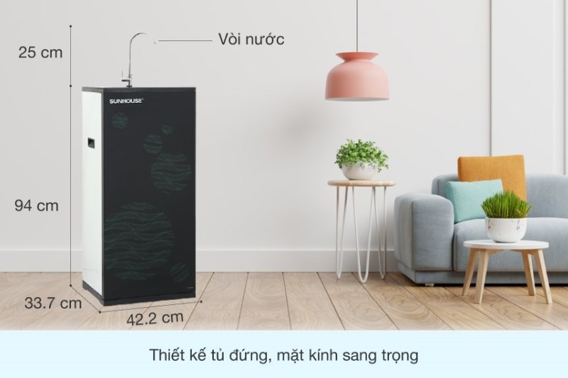 Máy lọc nước RO Sunhouse SHA8866K 7 lõi